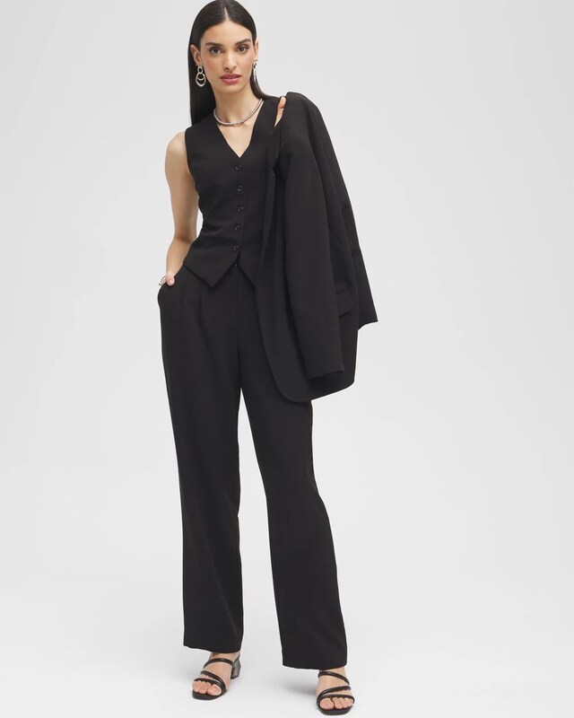 Black Label Pleated Trousers - image 2